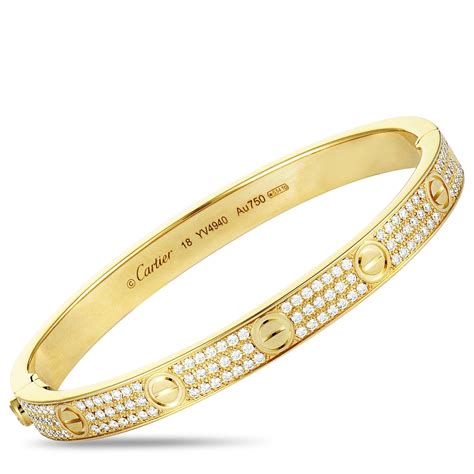 cartier gold bracelet women|cartier bracelet gold with diamonds.